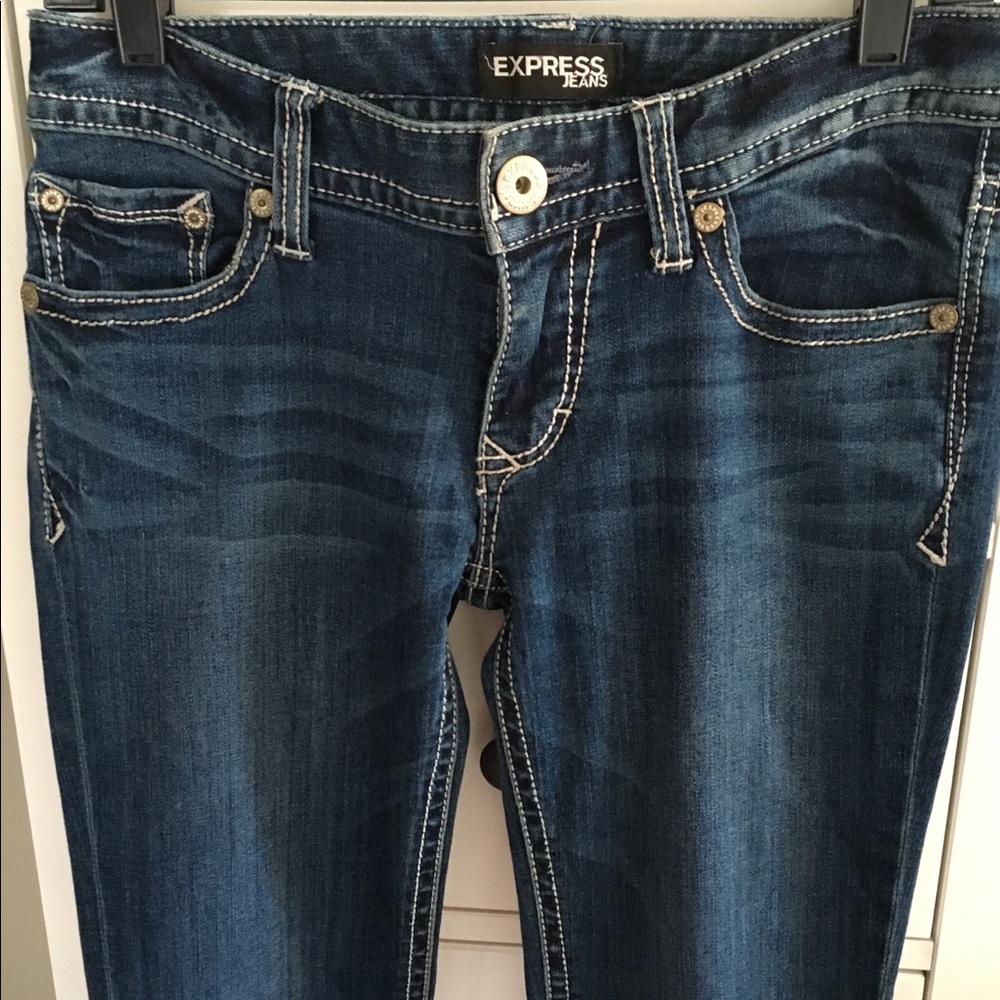 Bootcut jeans.  GUC